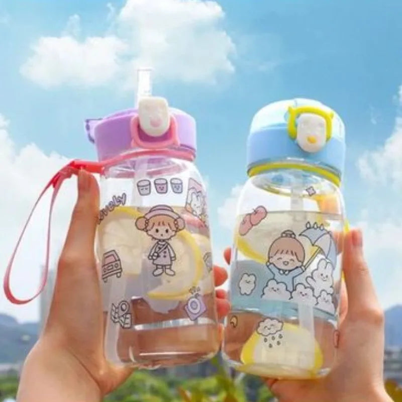 Garrafa de bichinho 500ml cores sortidas desenhos variados